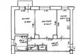 Mieszkanie 2 pokoi 53 m² Mińsk, Białoruś