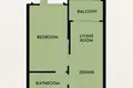Квартира 1 комната 39 м² Са Кху, Таиланд