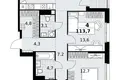 Квартира 4 комнаты 114 м² район Коммунарка, Россия