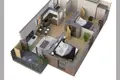 Appartement 2 chambres 61 m² Tbilissi, Géorgie