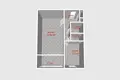 Квартира 1 комната 35 м² Минск, Беларусь