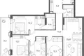 4 bedroom apartment 117 m² Moscow, Russia