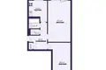 Квартира 2 комнаты 46 м² Солигорск, Беларусь