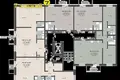 2 room apartment 37 m² Kalodziscanski sielski Saviet, Belarus