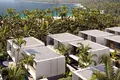 Wohnkomplex New residential complex of villas and apartments on the ocean shore in Nusa Dui, Bali, Indonesia