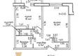 1 room apartment 41 m² Barawlyany, Belarus