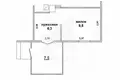 Квартира 16 м² Брест, Беларусь