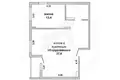 Apartamento 2 habitaciones 56 m² Muchaviecki sielski Saviet, Belarús