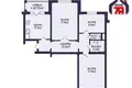 3 room apartment 75 m² Minsk, Belarus