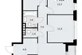 3 room apartment 71 m² Vnukovo, Russia