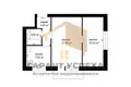 2 room apartment 44 m² Zhabinka, Belarus