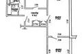 Appartement 3 chambres 61 m² Minsk, Bélarus