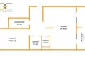 3 room apartment 70 m² Kopishche, Belarus