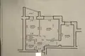 Mieszkanie 2 pokoi 52 m² Muchaviecki sielski Saviet, Białoruś