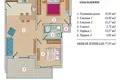Mieszkanie 1 pokój 59 m² Prijevor, Czarnogóra