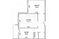 2 room apartment 59 m² Brest, Belarus