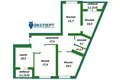 4 room apartment 95 m² Lahojsk, Belarus