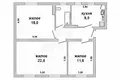Квартира 3 комнаты 73 м² Мухавецкий сельский Совет, Беларусь