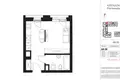 Студия 1 комната 25 м² Лодзь, Польша