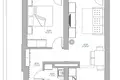1 bedroom apartment 45 m² Jurmala, Latvia