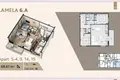 Квартира 2 спальни 68 м² Donja Lastva, Черногория