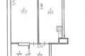 2 room apartment 58 m² Odesa, Ukraine