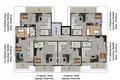1 bedroom apartment 56 m² Obakoy, Turkey