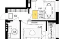 Wohnung 1 zimmer 38 m² Gurjewsk, Russland