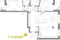 Appartement 82 m² Minsk, Bélarus