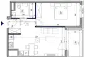 Appartement 2 chambres 46 m² Poznan County, Pologne
