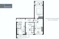 Mieszkanie 3 pokoi 64 m² Wilno, Litwa