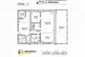 Maison 123 m² Dabryniouski sielski Saviet, Bélarus