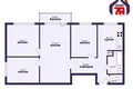 Apartamento 4 habitaciones 58 m² Slutsk, Belarús