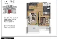 Mieszkanie 2 pokoi 58 m² Mezitli, Turcja