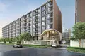 Complexe résidentiel Residential complex with a large swimming pool, a spa and a co-working area, Bangkok, Thailand