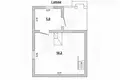Casa 39 m² Muchaviecki sielski Saviet, Belarús