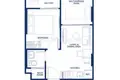 Wohnung 1 Schlafzimmer 34 m² Wichit, Thailand