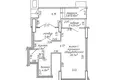 1 room apartment 40 m² Minsk, Belarus