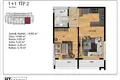 Appartement 2 chambres 60 m² Mezitli, Turquie