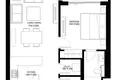 Copropriété 2 chambres 68 m² Doubaï, Émirats arabes unis