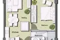 Квартира 1 спальня 61 м² Паттайя, Таиланд