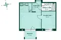 Квартира 2 комнаты 40 м² Лимбажи, Латвия