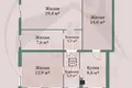 House 71 m² Barysaw, Belarus