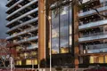 Complexe résidentiel New residence Golf Vista Heights with a swimming pool and lounge areas, Dubai Sports City, Dubai, UAE