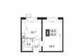 Apartamento 1 habitación 36 m² Leninsky District, Rusia