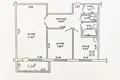 Wohnung 2 zimmer 42 m² Homel, Belarus