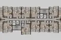 Apartamento 2 habitaciones 55 m² Mezitli, Turquía