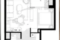 Apartamento 1 habitación 43 m² Varsovia, Polonia