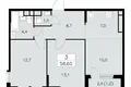 Wohnung 3 zimmer 59 m² Moskau, Russland