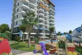 Complexe résidentiel Luxury residence with swimming pools and a spa area at 800 meters from the sea, Avsallar, Turkey